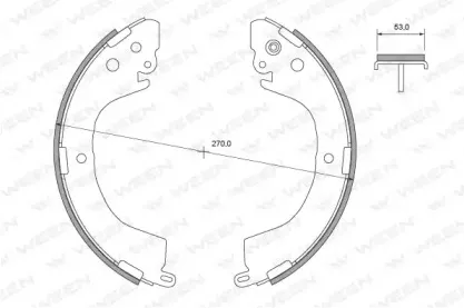 Комплект тормозных колодок WEEN купить