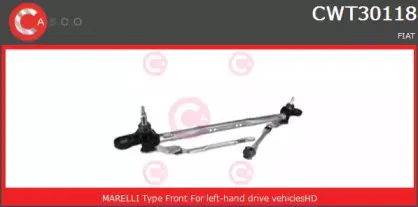 Система тяг и рычагов привода стеклоочистителя CASCO купить