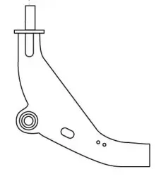 Рычаг независимой подвески колеса, подвеска колеса FRAP купить