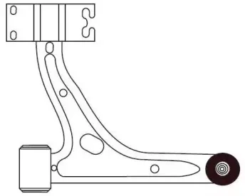 Рычаг независимой подвески колеса, подвеска колеса FRAP купить