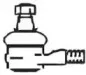 Наконечник поперечной рулевой тяги FRAP купить