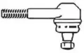 Наконечник поперечной рулевой тяги FRAP купить