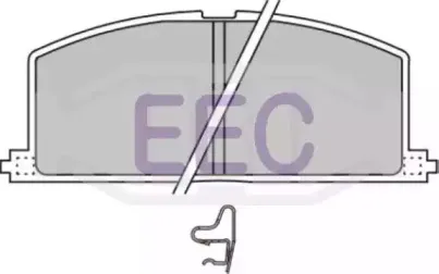 Комплект тормозных колодок, дисковый тормоз EEC купить