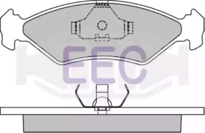 Комплект тормозных колодок, дисковый тормоз EEC купить