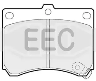Комплект тормозных колодок, дисковый тормоз EEC купить