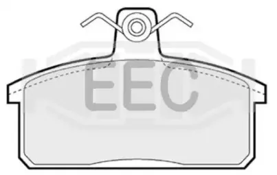 Комплект тормозных колодок, дисковый тормоз EEC купить
