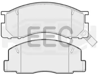 Комплект тормозных колодок, дисковый тормоз EEC купить