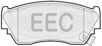 Комплект тормозных колодок, дисковый тормоз EEC купить