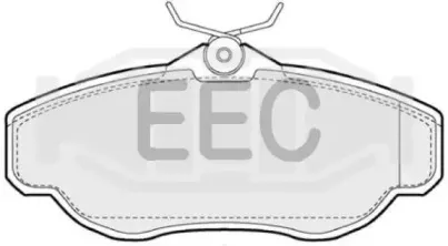 Комплект тормозных колодок, дисковый тормоз EEC купить