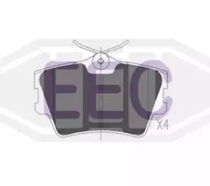 Комплект тормозных колодок, дисковый тормоз EEC купить