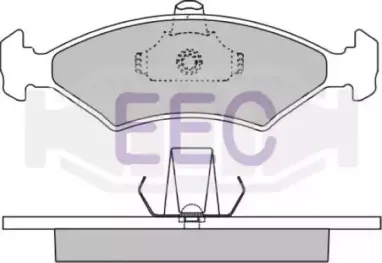 Комплект тормозных колодок, дисковый тормоз EEC купить