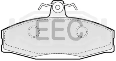 Комплект тормозных колодок, дисковый тормоз EEC купить