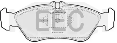 Комплект тормозных колодок, дисковый тормоз EEC купить
