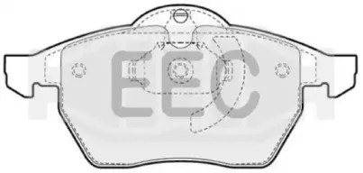 Комплект тормозных колодок, дисковый тормоз EEC купить