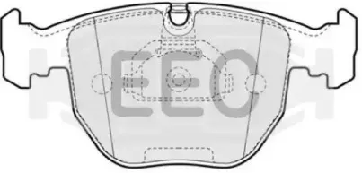 Комплект тормозных колодок, дисковый тормоз EEC купить