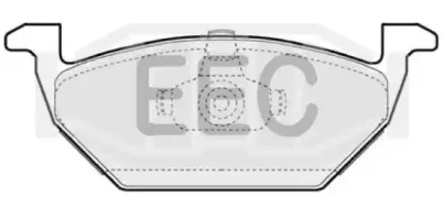 Комплект тормозных колодок, дисковый тормоз EEC купить