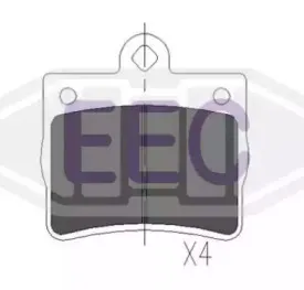 Комплект тормозных колодок, дисковый тормоз EEC купить