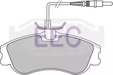 Комплект тормозных колодок, дисковый тормоз EEC купить