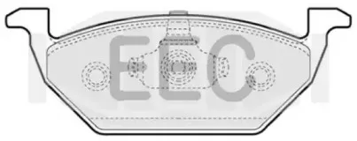 Комплект тормозных колодок, дисковый тормоз EEC купить