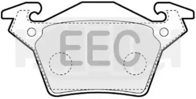 Комплект тормозных колодок, дисковый тормоз EEC купить