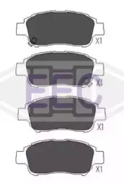 Комплект тормозных колодок, дисковый тормоз EEC купить