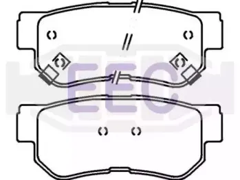 Комплект тормозных колодок, дисковый тормоз EEC купить