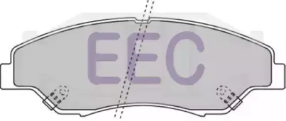 Комплект тормозных колодок, дисковый тормоз EEC купить
