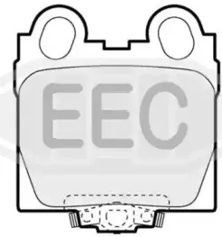 Комплект тормозных колодок, дисковый тормоз EEC купить