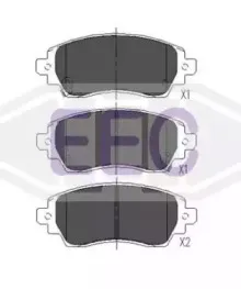 Комплект тормозных колодок, дисковый тормоз EEC купить