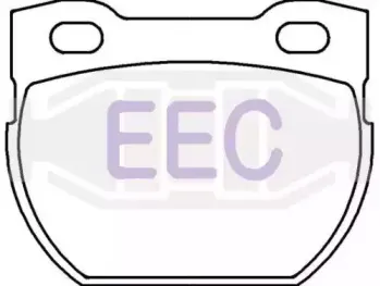 Комплект тормозных колодок, дисковый тормоз EEC купить