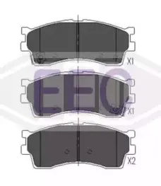 Комплект тормозных колодок, дисковый тормоз EEC купить