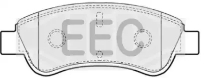 Комплект тормозных колодок, дисковый тормоз EEC купить