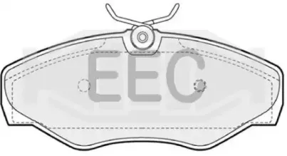 Комплект тормозных колодок, дисковый тормоз EEC купить