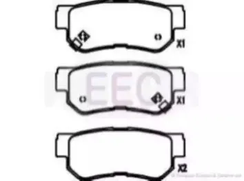 Комплект тормозных колодок, дисковый тормоз EEC купить