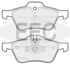 Комплект тормозных колодок, дисковый тормоз EEC купить