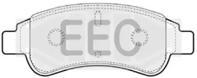 Комплект тормозных колодок, дисковый тормоз EEC купить