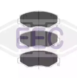 Комплект тормозных колодок, дисковый тормоз EEC купить