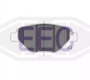 Комплект тормозных колодок, дисковый тормоз EEC купить