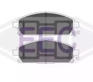 Комплект тормозных колодок, дисковый тормоз EEC купить