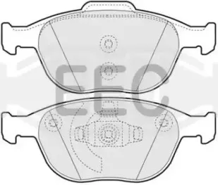 Комплект тормозных колодок, дисковый тормоз EEC купить
