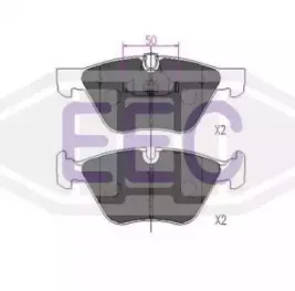 Комплект тормозных колодок, дисковый тормоз EEC купить