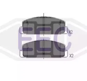 Комплект тормозных колодок, дисковый тормоз EEC купить