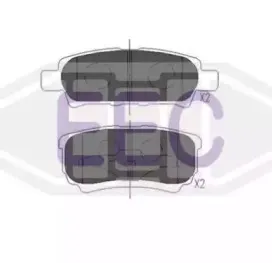 Комплект тормозных колодок, дисковый тормоз EEC купить