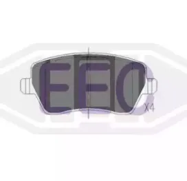 Комплект тормозных колодок, дисковый тормоз EEC купить