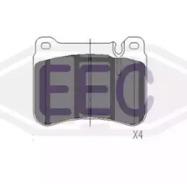 Комплект тормозных колодок, дисковый тормоз EEC купить