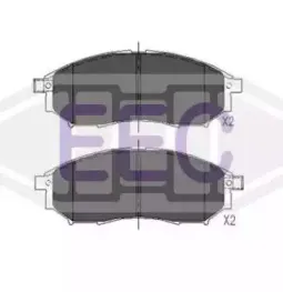 Комплект тормозных колодок, дисковый тормоз EEC купить