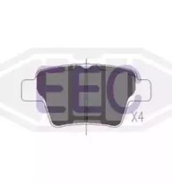 Комплект тормозных колодок, дисковый тормоз EEC купить