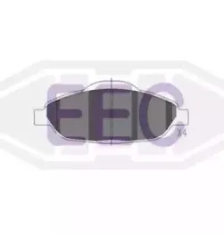 Комплект тормозных колодок, дисковый тормоз EEC купить