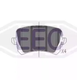 Комплект тормозных колодок, дисковый тормоз EEC купить
