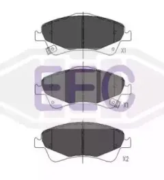 Комплект тормозных колодок, дисковый тормоз EEC купить